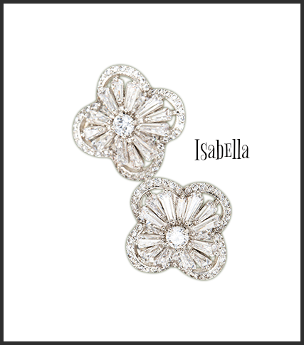Isabella Earrings - Pearl + Creek