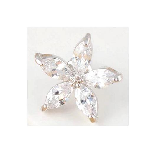 EMMA 5 Star Austrian Crystal Earrings - Pearl + Creek