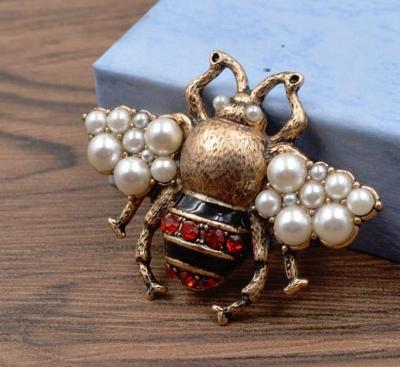 Serena Bee Stud Earrings and Brooch - Pearl + Creek